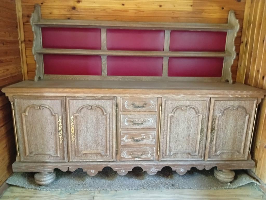 Buffet, Chêne, Avec tiroir(s), 200 cm ou plus, Comme neuf