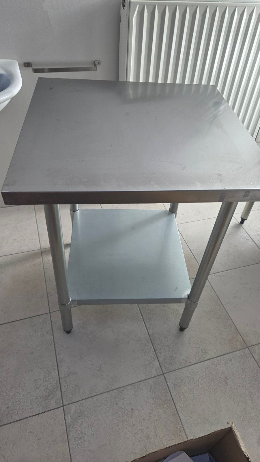 Inox tafel 70x70, Enlèvement