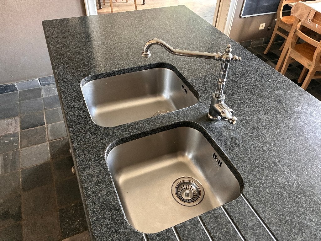 Keukeneiland, Huis en Inrichting, Ophalen, Gebruikt, Graniet of Steen, Enkelwandige keuken
