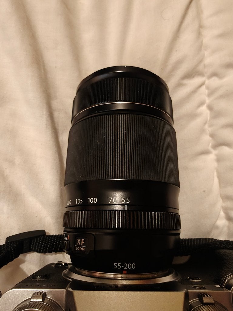 Fuji XT-4 met 55-200 lens, Audio, Tv en Foto, Fotocamera's Digitaal, Cameratas, Ophalen of Verzenden, Zo goed als nieuw, Fujifilm