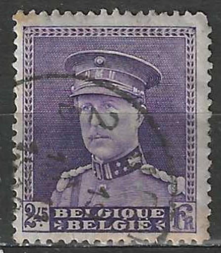 Belgie 1931 - Yvert/OBP 322 - Albert I met kepi 2.45 F. (ST), Verzenden, Gestempeld, Gestempeld, Koninklijk huis