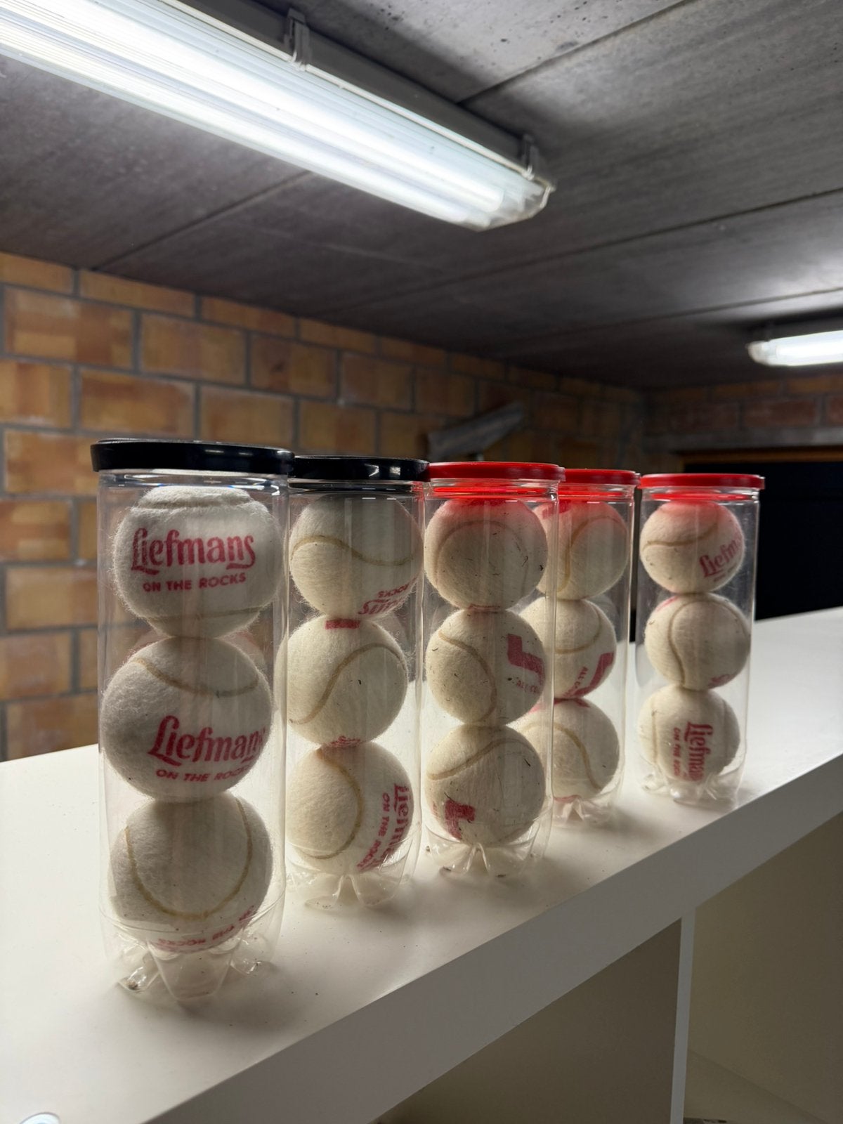 Liefmans tennisballen 15 stuks, Ophalen of Verzenden, Gebruikt, Overige typen, Overige merken