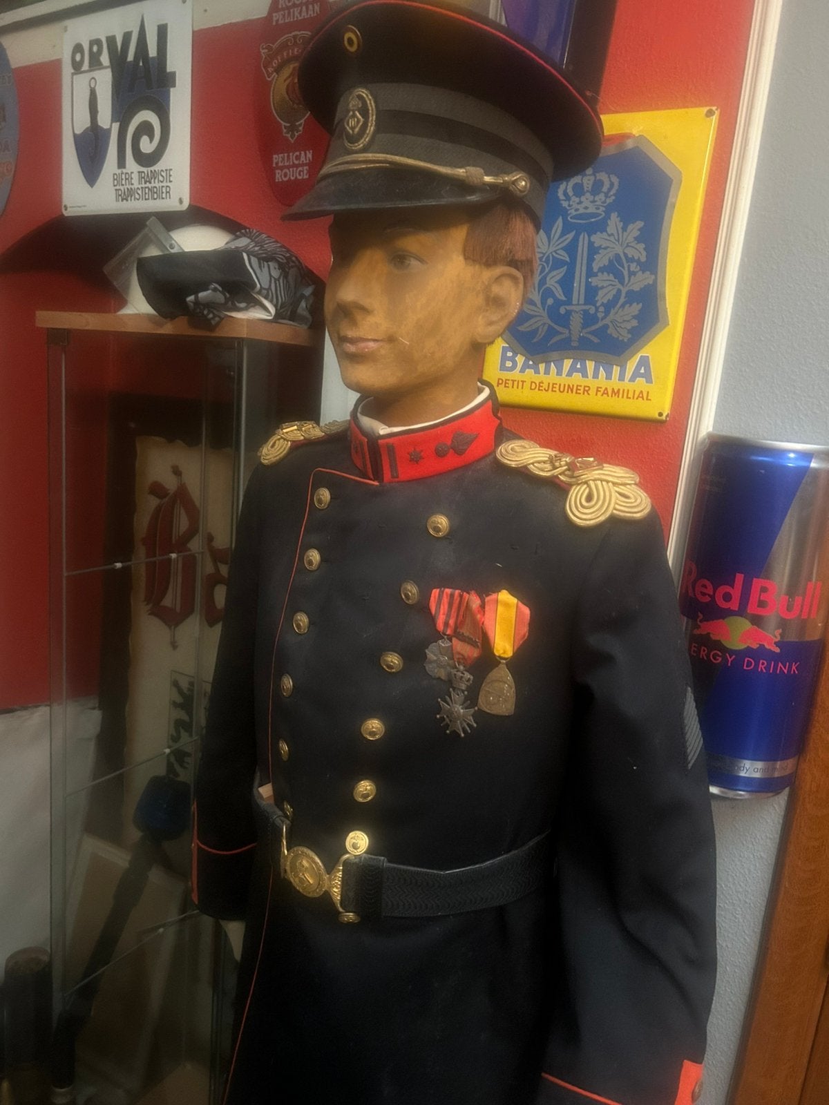 Belgisch uniform major van leopold 3 met kepie, Verzamelen, Ophalen, Landmacht, Kleding of Schoenen