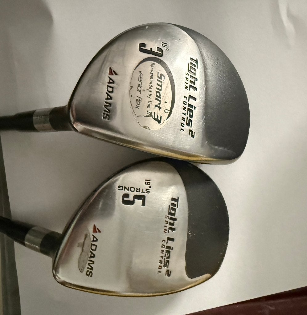2 GOLF ️‍️Woods Adams 3 en 5 te koop, Sport en Fitness, Overige Sport en Fitness, Ophalen, Zo goed als nieuw