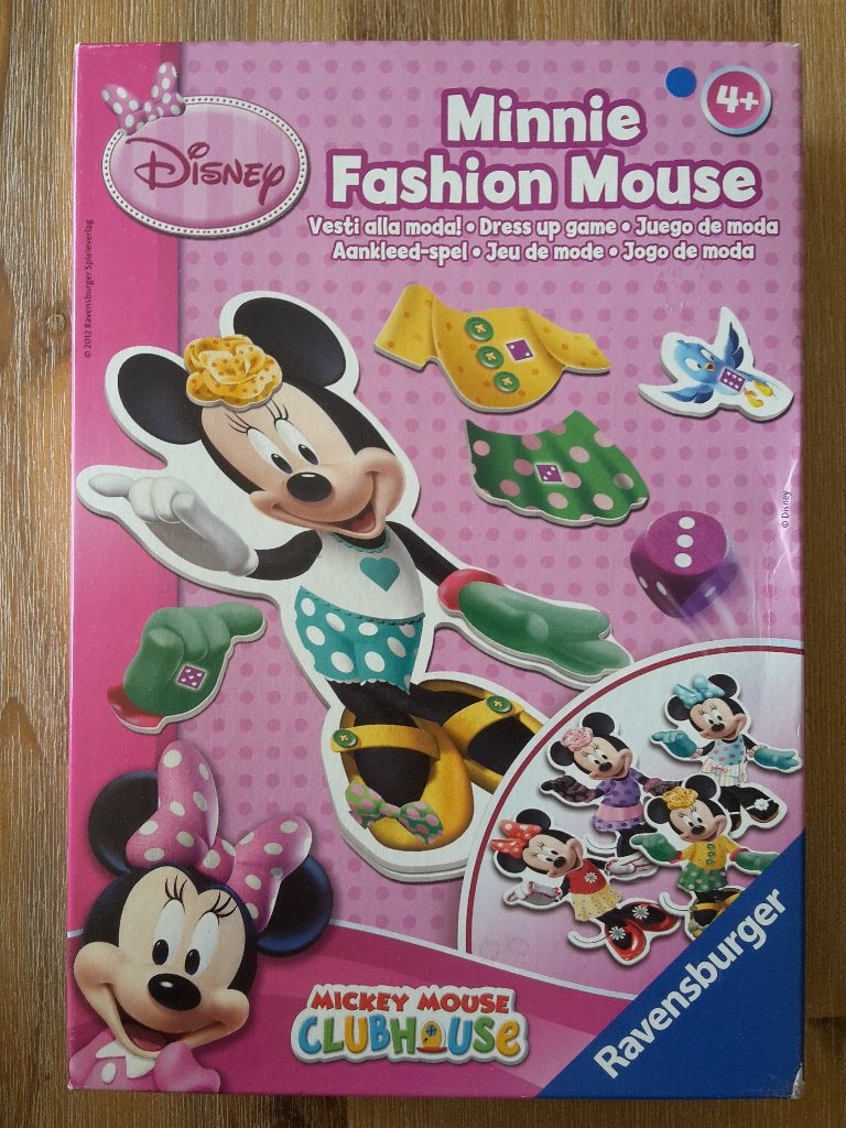 Kinderspel Minnie Fashion Mouse, 2-4 spelers, 4+, Disney, Ophalen of Verzenden, Nieuw, Ravensburger