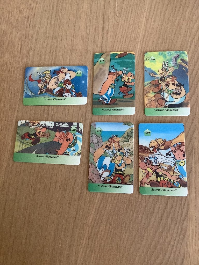 Anciennes cartes de téléphone Astérix, Collections, Enlèvement ou Envoi