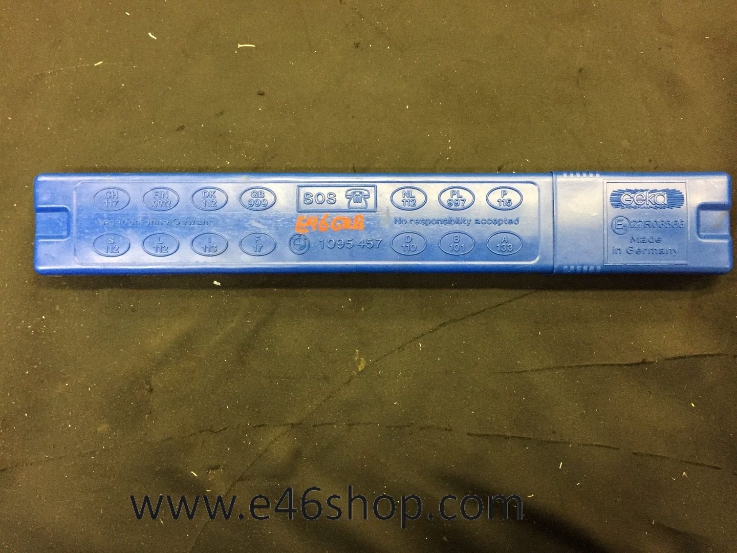 Gevarendriehoek BMW E46 orgineel BMW 1095457, -, Utilisé, -, -