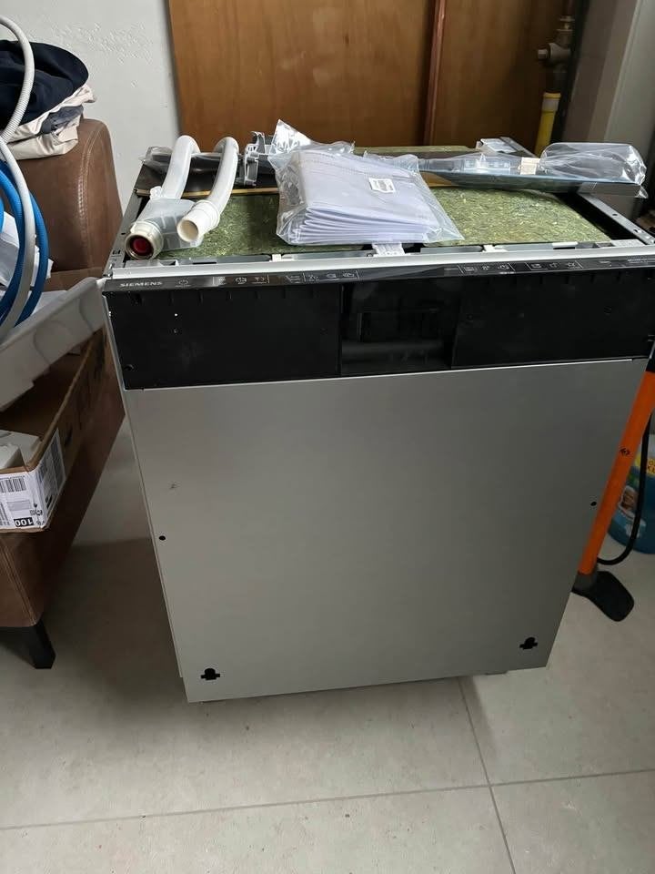Nieuwe inbouwvaatwasser Siemens SX65Z802BE, Ophalen, Eco programma, Minder dan 10 liter, Nieuw