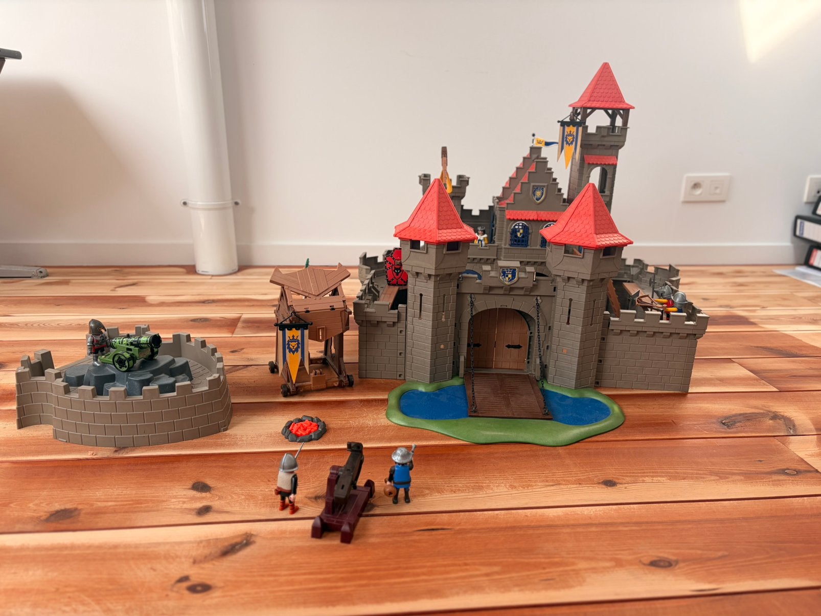 Playmobil groot ridderkasteel (set 3268), Ophalen, Gebruikt, Complete set, Kasteel/Fort