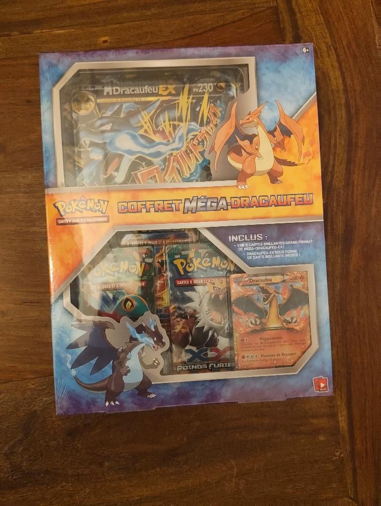 coffret mega dracaufeu X ex 09/2014, Hobby & Loisirs créatifs, Enlèvement, Neuf, Autres types
