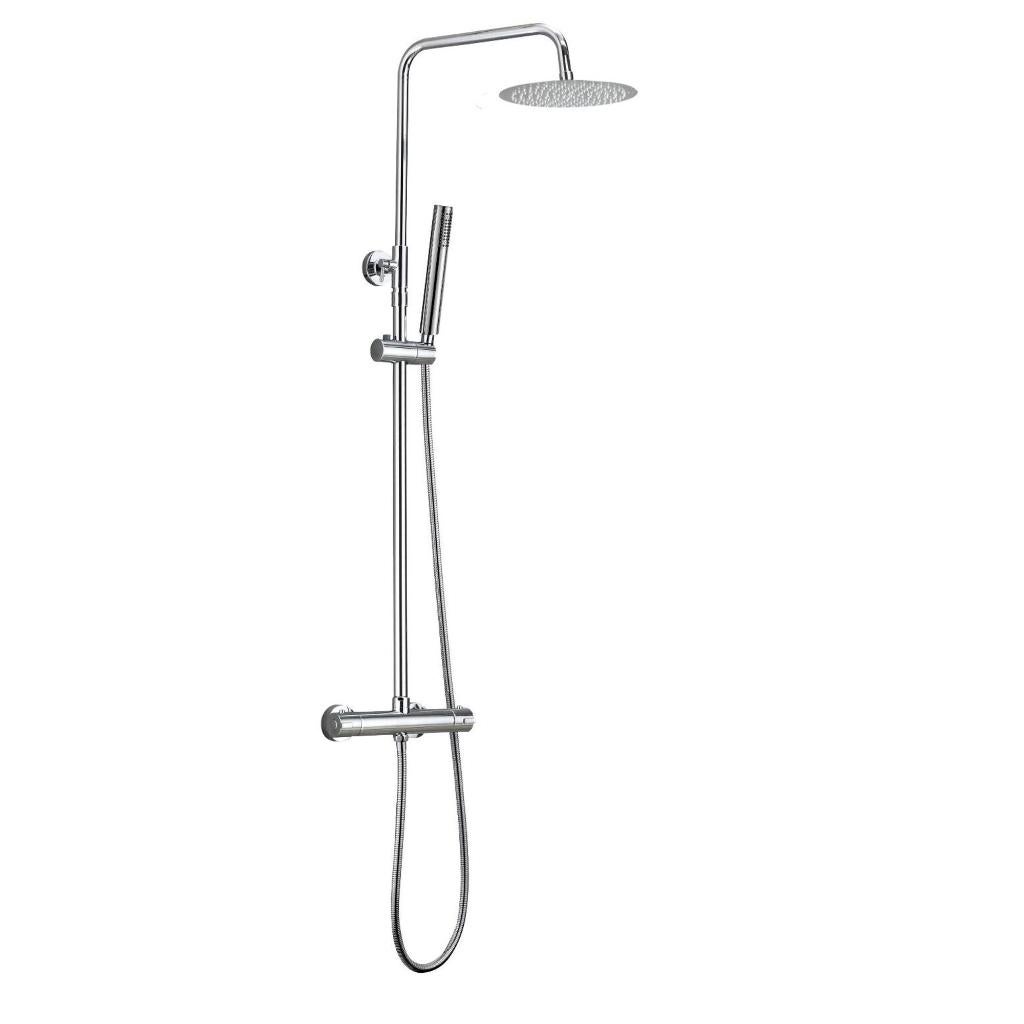 Xellanz by WIESBADEN Twenty eco regendouche opbouw chroom, Doe-het-zelf en Bouw, Ophalen, Zo goed als nieuw, Chroom, Douche