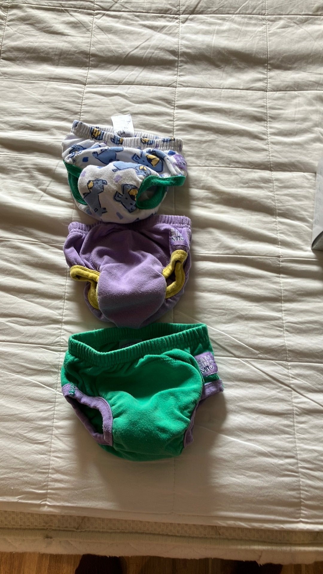 Lot de 4 pantalons d'entraînement Bambino mio, Enlèvement, Comme neuf