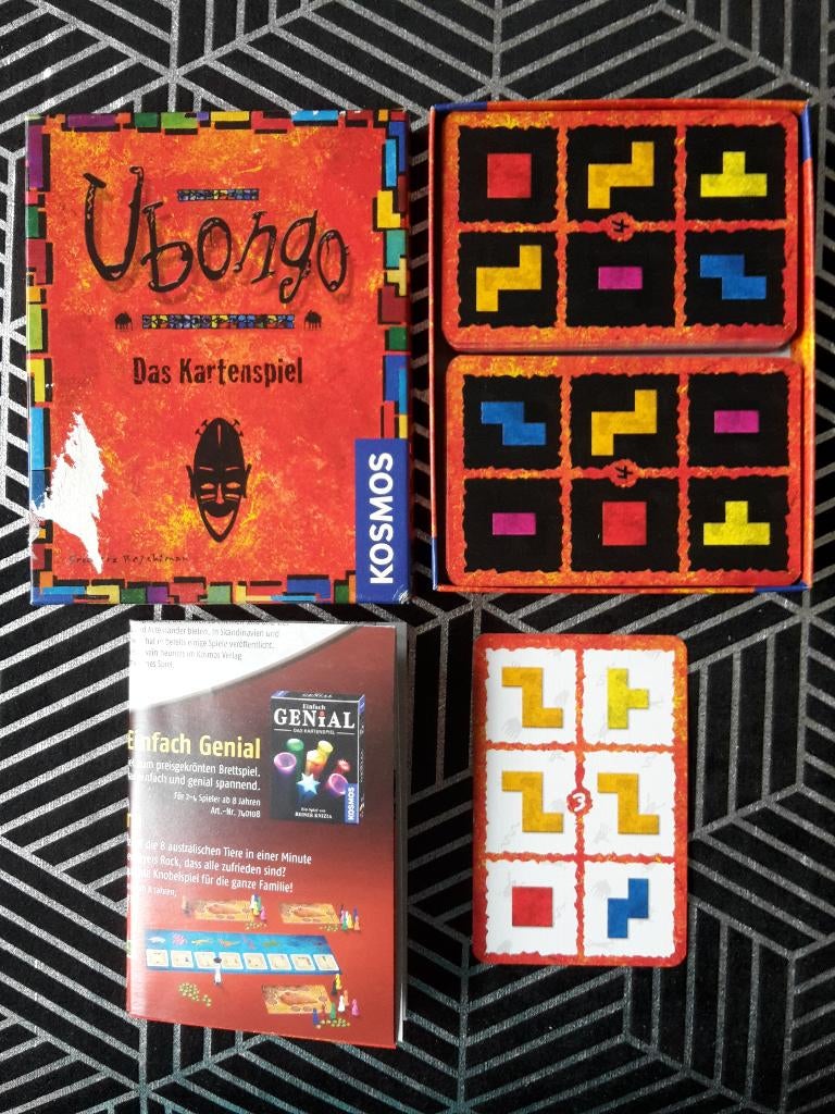 Nieuw kaartspel Ubongo, 2-4 sp., Kosmos, + 1 gratis promo, Hobby en Vrije tijd, Ophalen of Verzenden, Nieuw, Kosmos