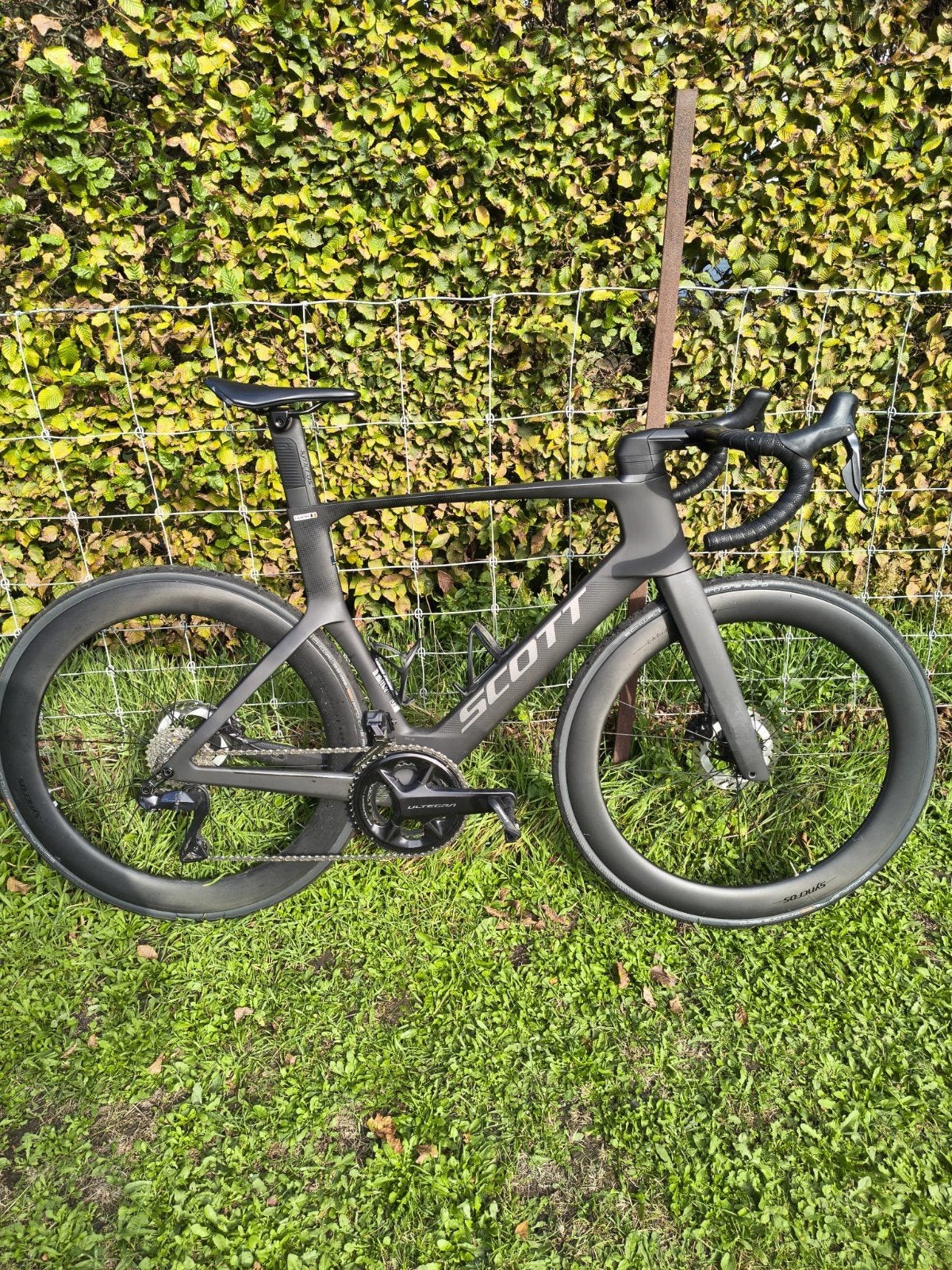 scott foil rc: maat 56(L) Ulterga di2 12s & powermeter, Fietsen en Brommers, 28 inch, Carbon, Zo goed als nieuw, Meer dan 20 versnellingen