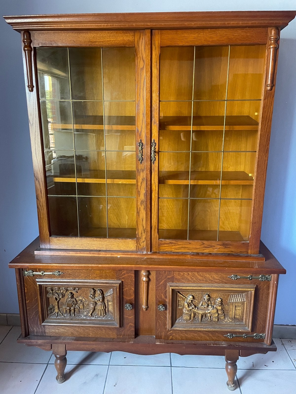 Vitrine vintage, Enlèvement, Comme neuf