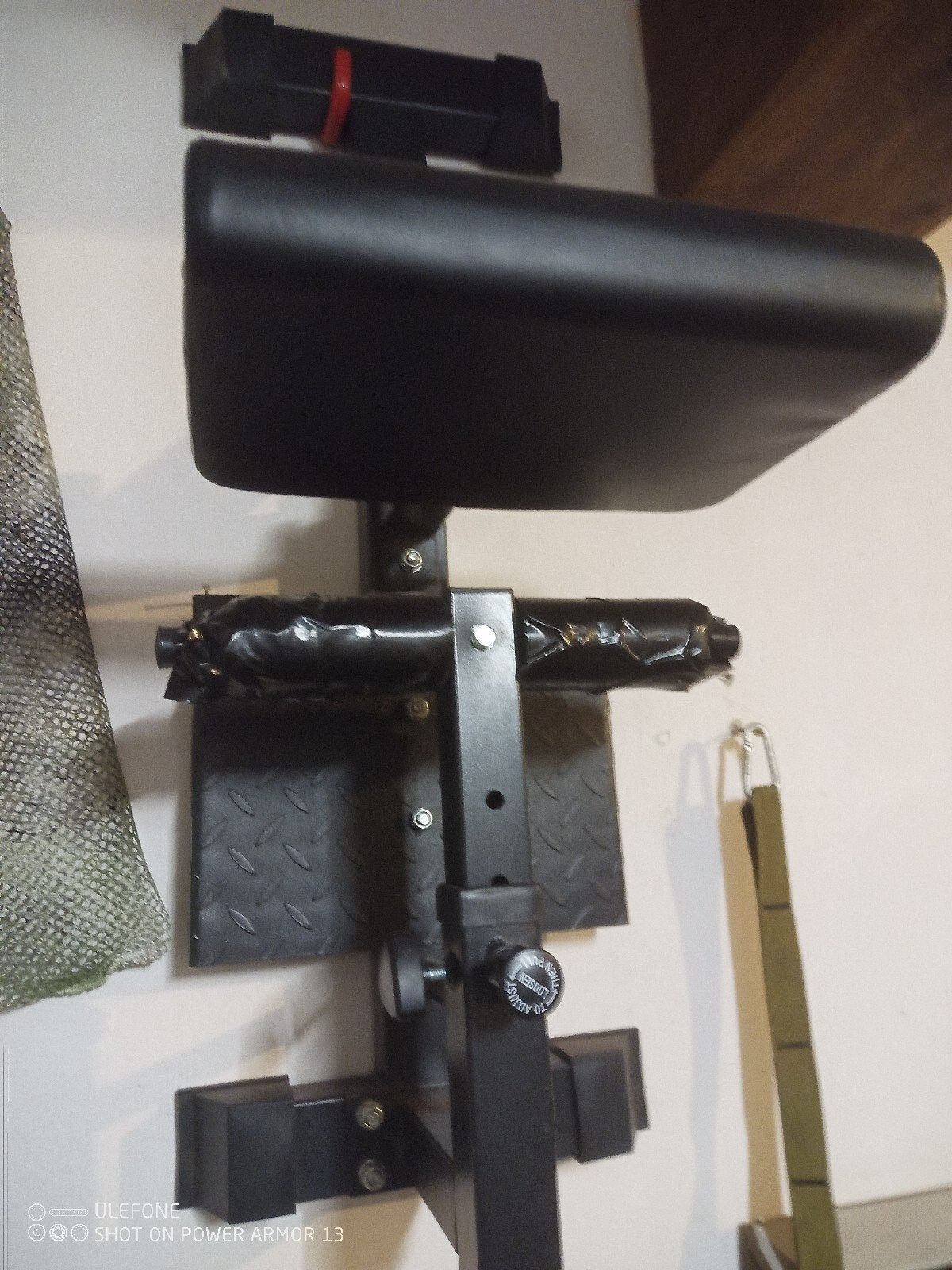 sissy squat machine, Ophalen