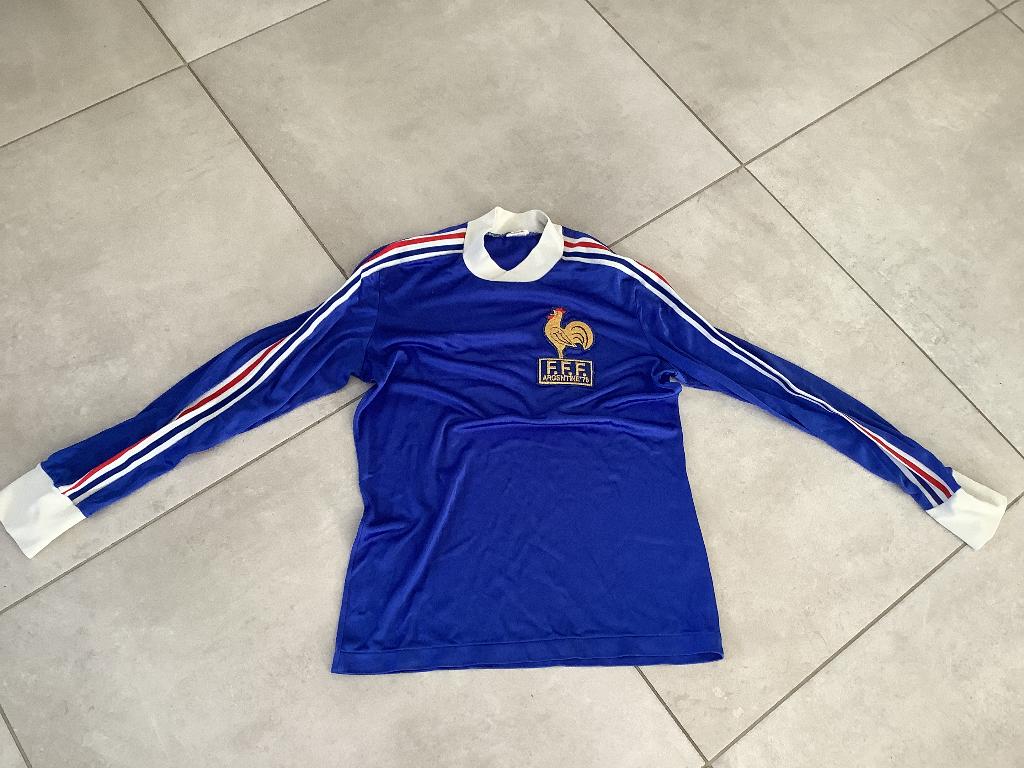 Wk shirt Frankrijk 1978, Maat S, Ophalen, Gebruikt, Shirt