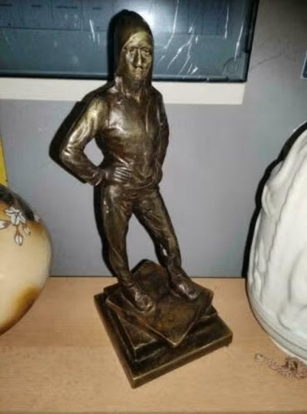 bronze le debardeur apres constantin meunier, Ophalen of Verzenden, Brons