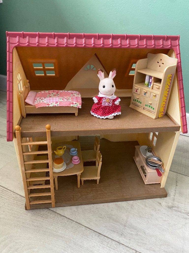 Huisje Silvanian Families, Ophalen, Zo goed als nieuw, Poppenhuis