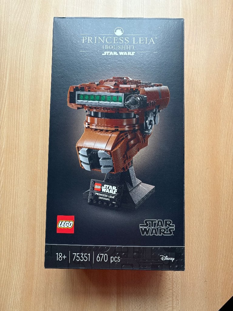 LEGO Star Wars 75351 – Casque Princess Leia (Boushh), Enlèvement, Neuf, Figurine