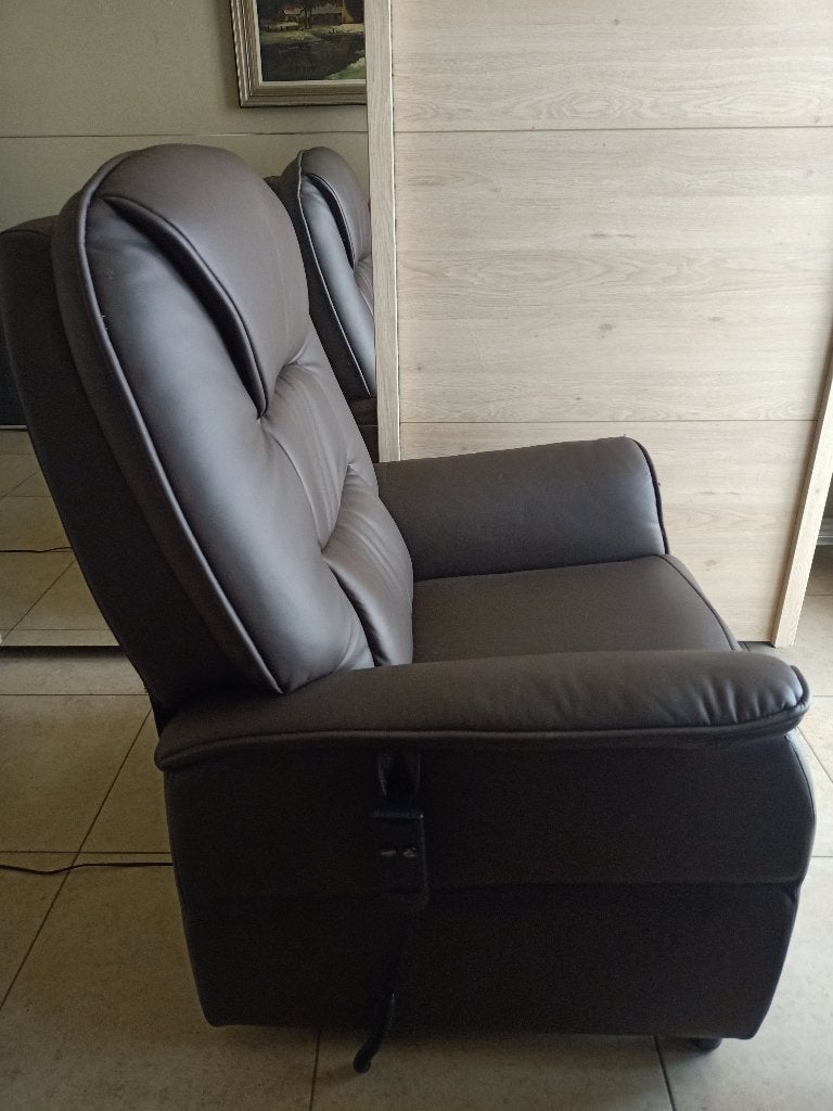 Relax électrique brun avec ascenseur, Maison & Meubles, 75 à 100 cm, Klasiek, Enlèvement, Utilisé