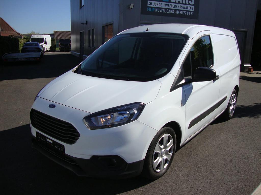 Ford Transit Courier 1.5tdci, airco, 31.000km, 13.250+btw, 2, Auto's, Stof, 4 cilinders, Multifunctioneel stuurwiel, Wit