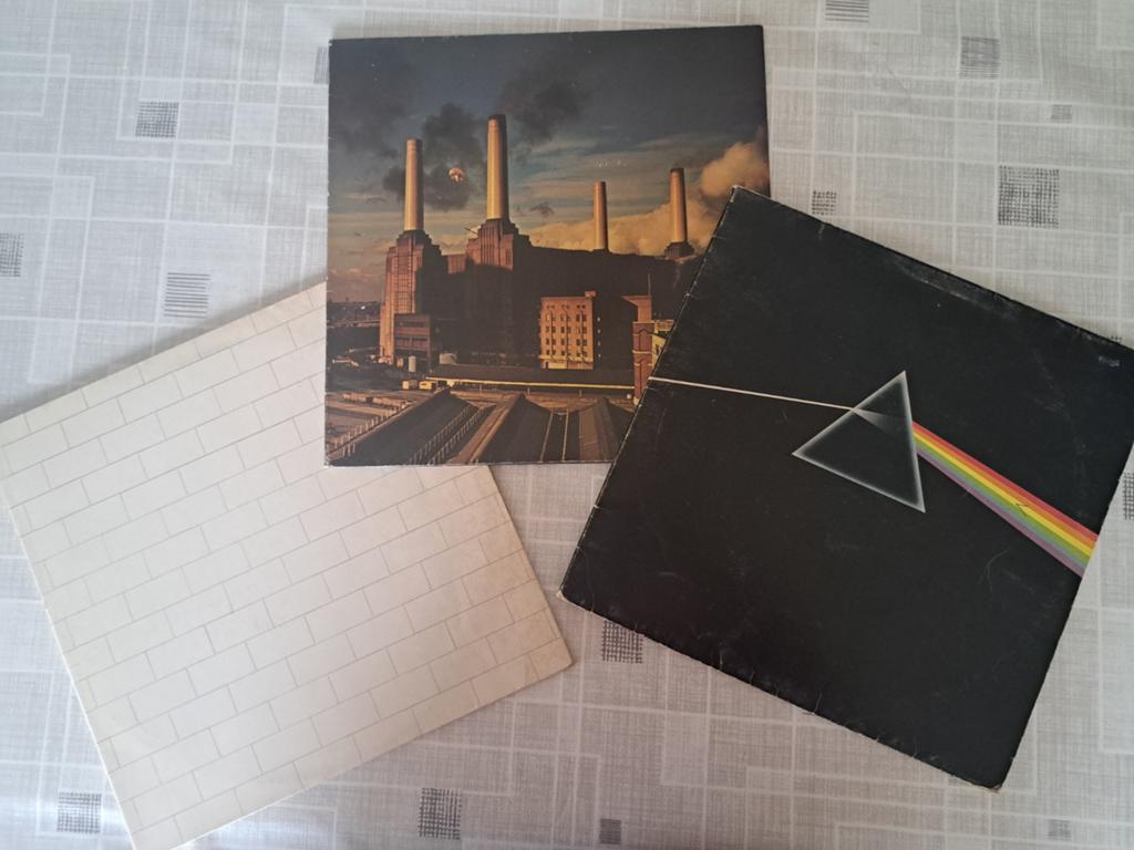 Lot Lp's Pink Floyd, Cd's en Dvd's, Inclusief binnenhoes, Ophalen, 1970 - 1979, Gebruikt