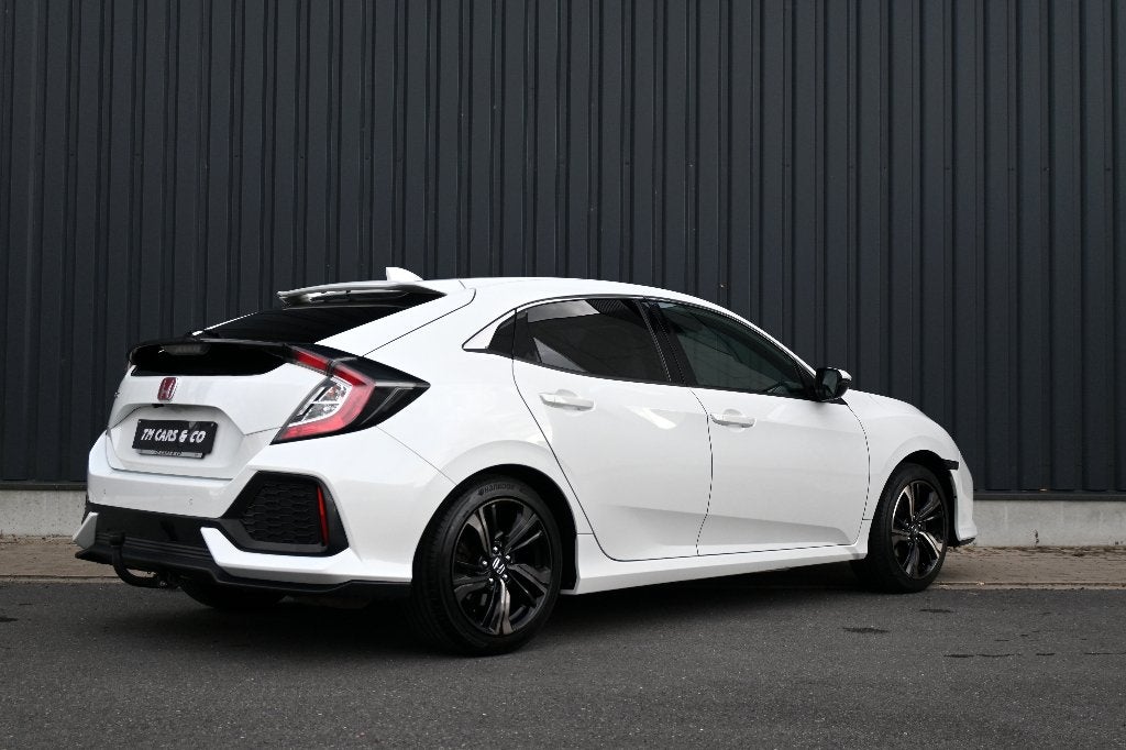 Honda Civic 1.0 CVT Automaat, ACC, Lineassist, Trekh, camera, Auto's, Stof, 4 cilinders, Wit, 5 deurs