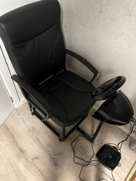 Racestoel - Gaming chair - Gamestoel, Consoles de jeu & Jeux vidéo, Autres marques, Enlèvement, Utilisé, Siège de course