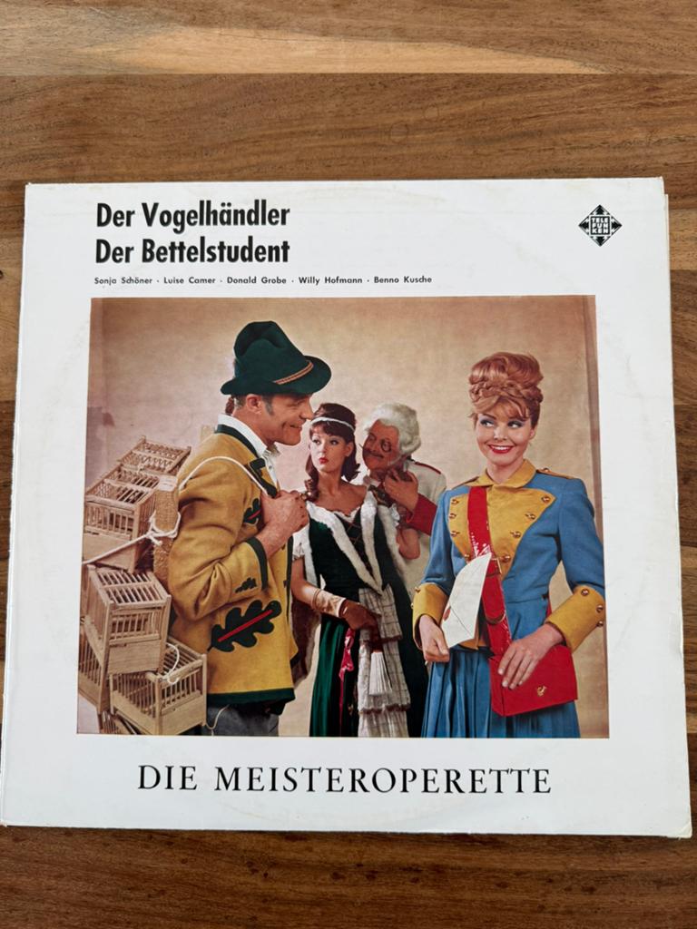 Der vogelhändler - Der Bettelstudent plaat, Cd's en Dvd's, Vinyl | Klassiek, Ophalen, Gebruikt