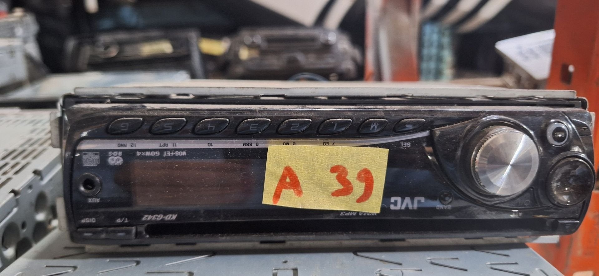 JVC KD-G342 Autoradio met CD en AUX (1-DIN Universeel), Gebruikt, -, -, Ophalen of Verzenden