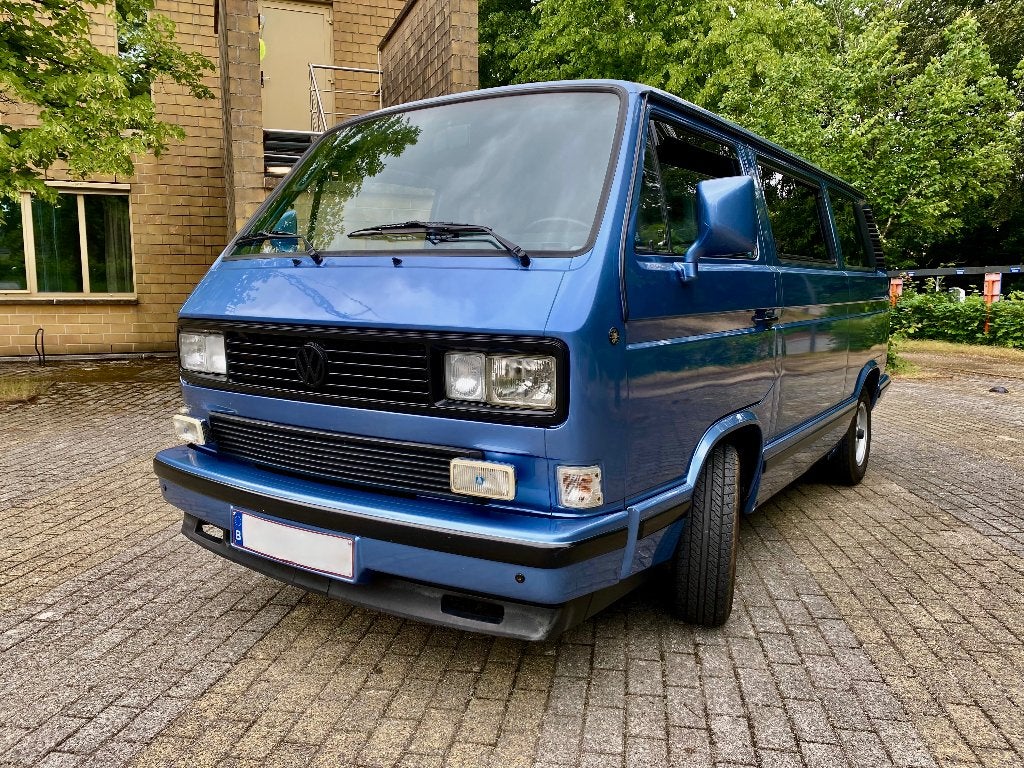 Volkswagen T3 Multivan, Auto's, Automaat, 4 deurs, 4 cilinders, Blauw