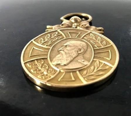 Medaille Munt Penning 1865-1905 Leopold II België💎🤗😎👌, Ophalen of Verzenden, Brons