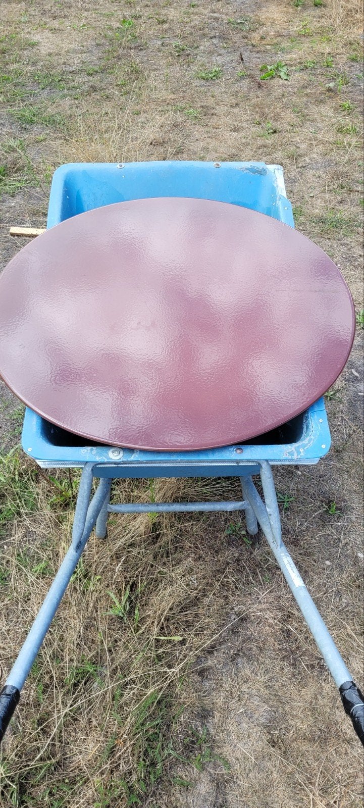 stenen tafelblad dia 90, Tuin en Terras, Overkappingen, Ophalen