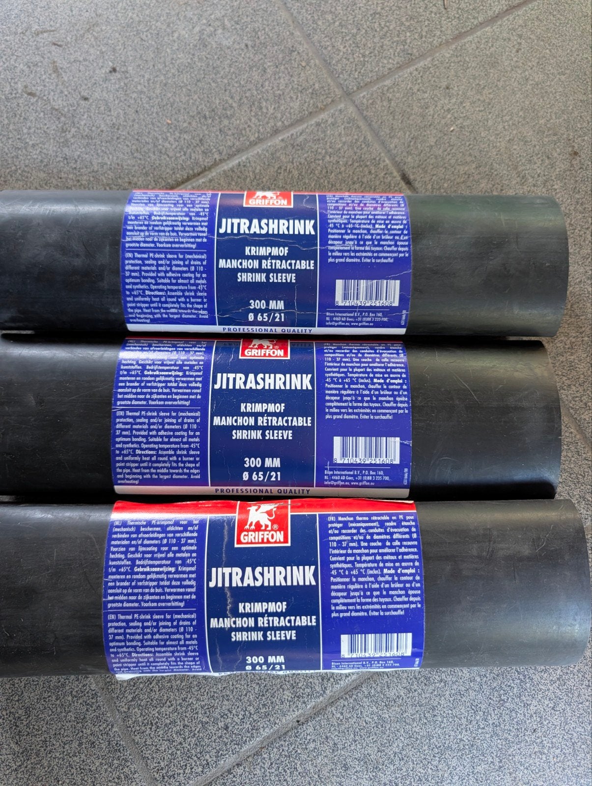 Nieuwe Griffon krimpkous Ø65 mm, lengte 300 mm, Enlèvement ou Envoi