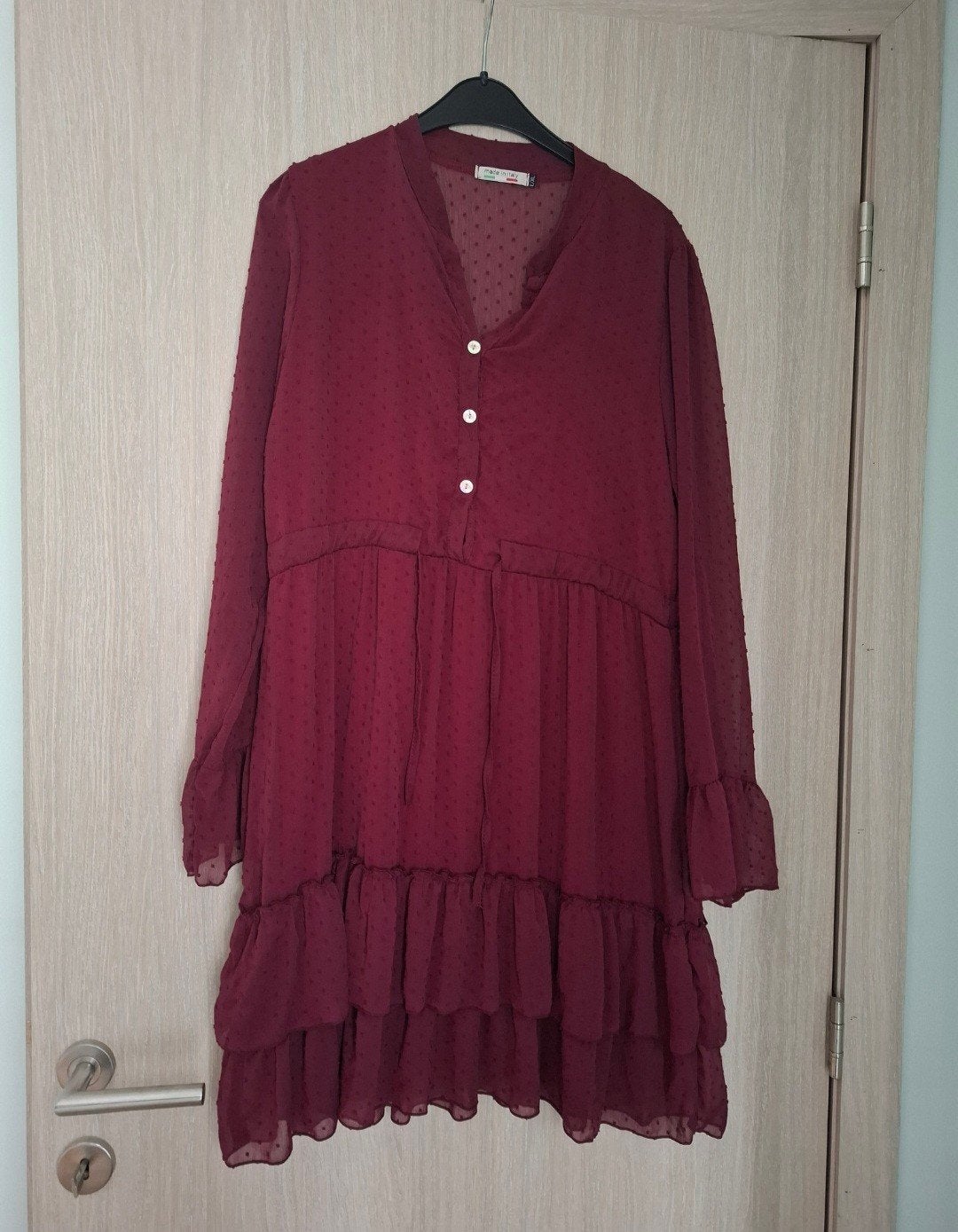 Jurk Made in Italy maat L/XL, Kleding | Dames, Made in Italy, Ophalen of Verzenden, Zo goed als nieuw, Maat 42/44 (L)