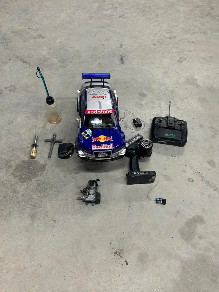 CEN Racing Nitro RC Auto met tuning motor 4x4, Gebruikt, Ophalen of Verzenden, Schaal 1:10, Auto onroad