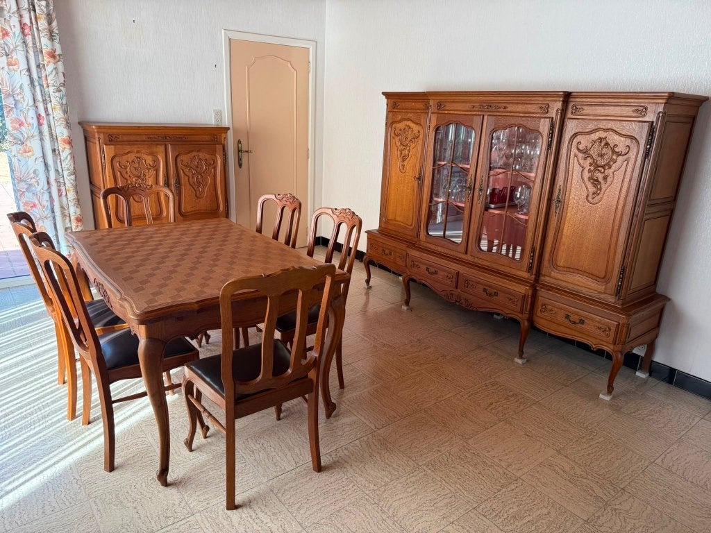 Salle à manger complète, Maison & Meubles, Salles à manger complètes, Enlèvement, Utilisé, Klassiek