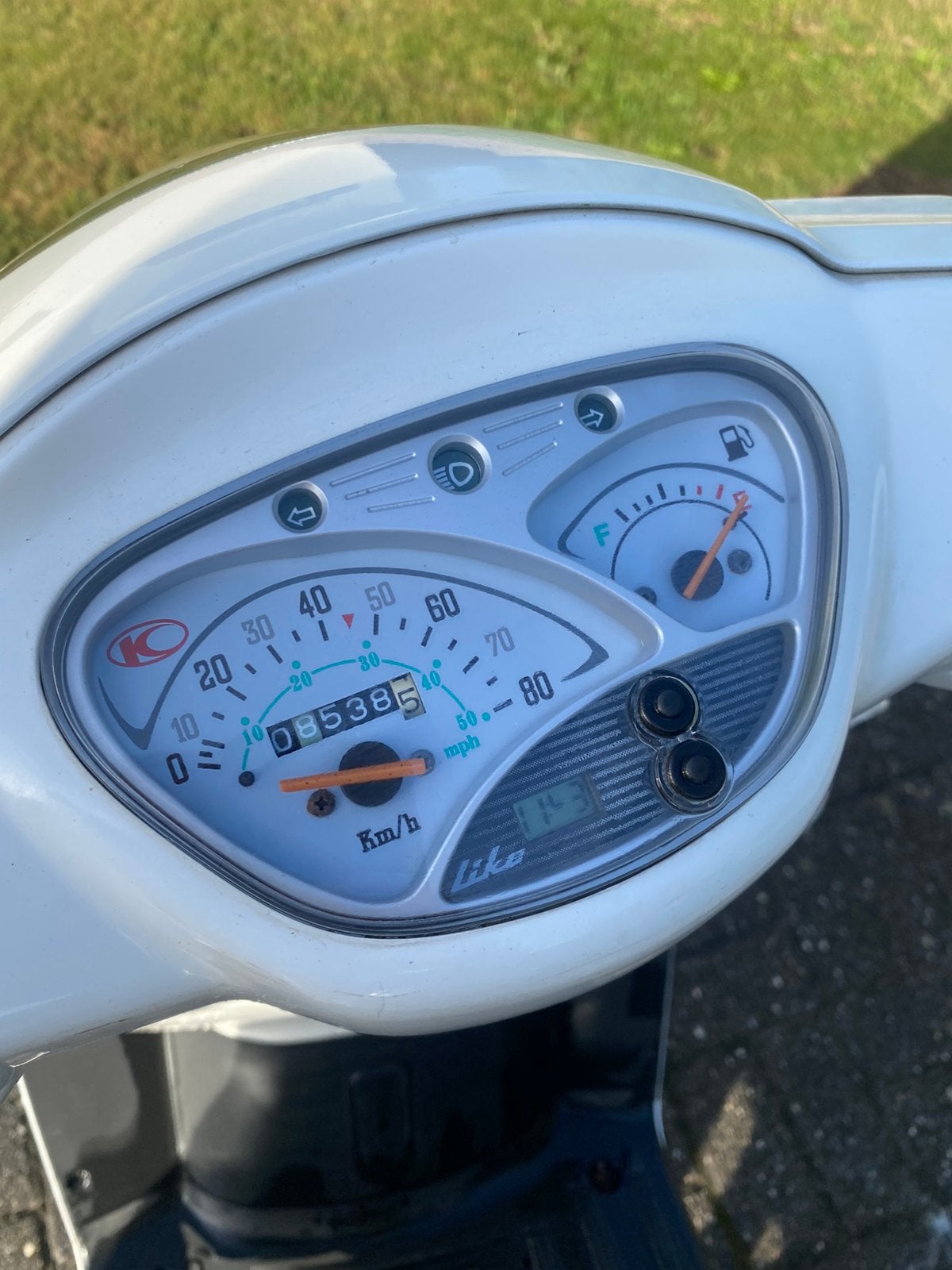 Kymco like 50, Ophalen, Like