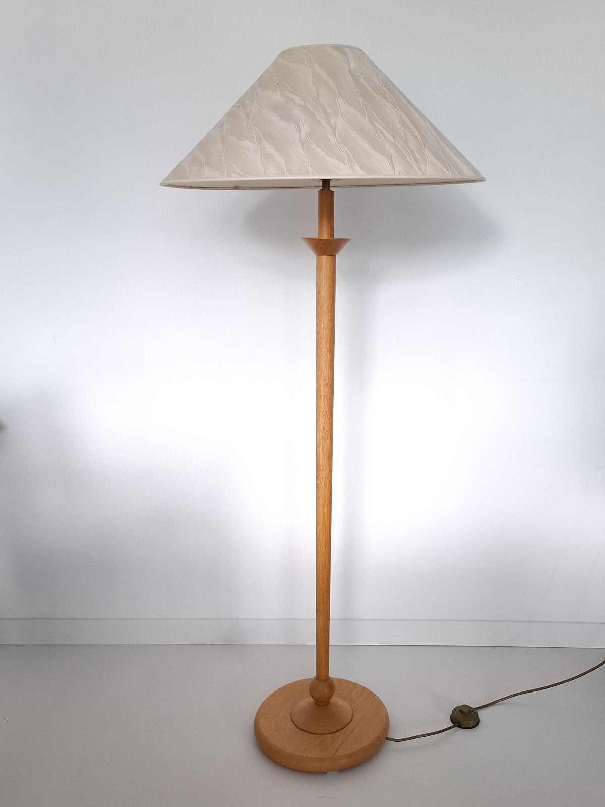 Vintage vloerlamp Deens design jaren 70 mid century modern, Huis en Inrichting, Lampen | Vloerlampen, Ophalen