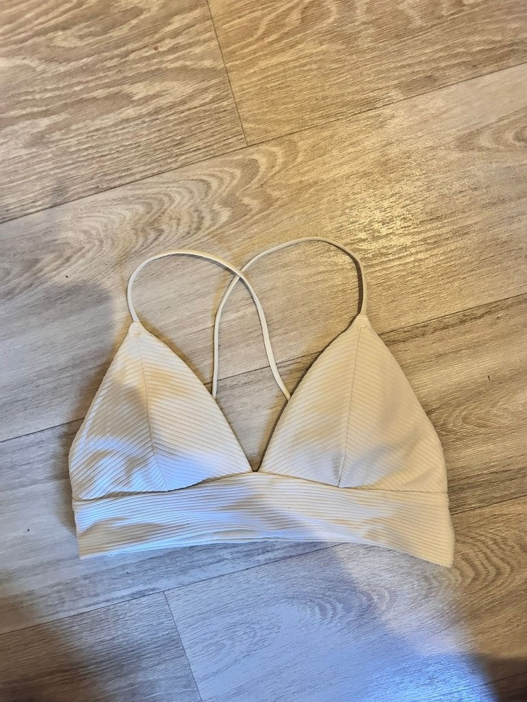 bikinitopje H&M maat S in nieuwstaat, H&M, Wit, Ophalen of Verzenden, Zo goed als nieuw
