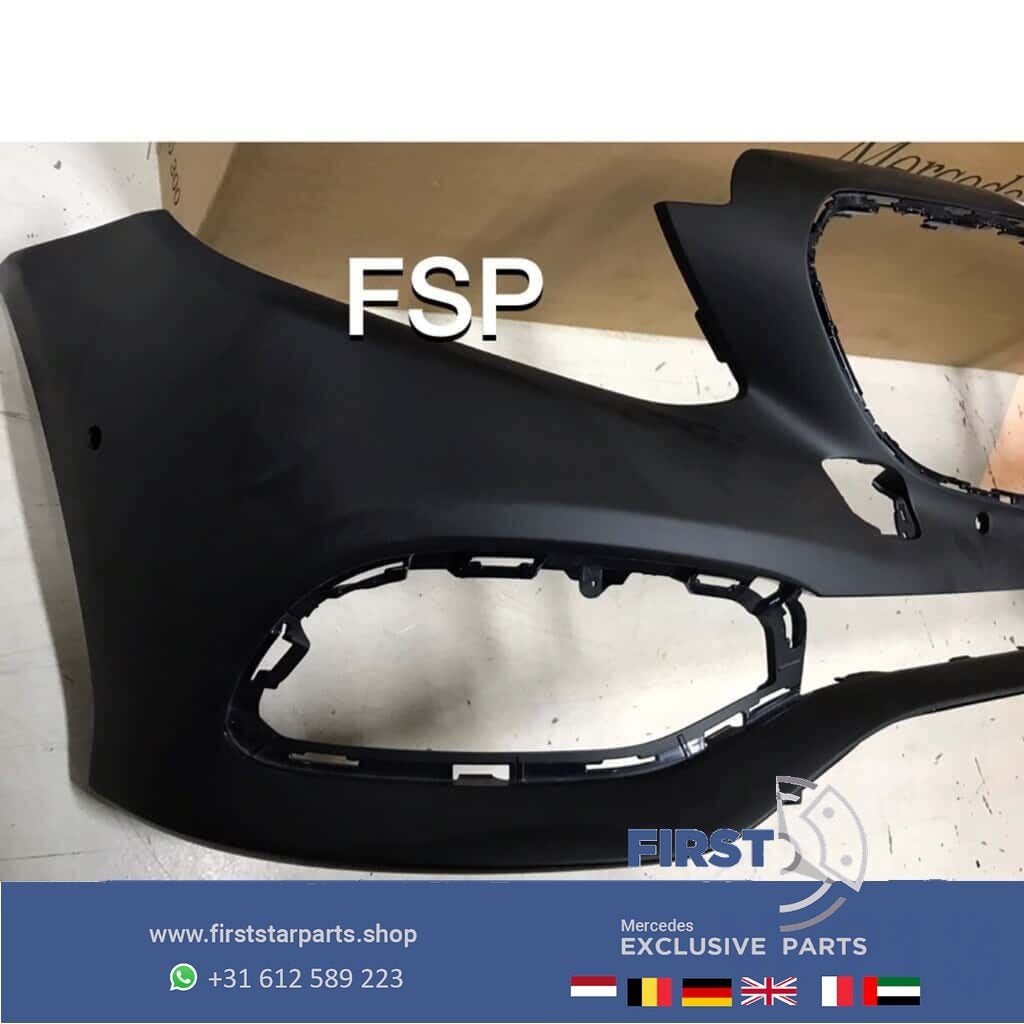 W213 VOORBUMPER Mercedes E Klasse 2016-2020 ORIGINEEL ZWART, Utilisé, -, Avant, -