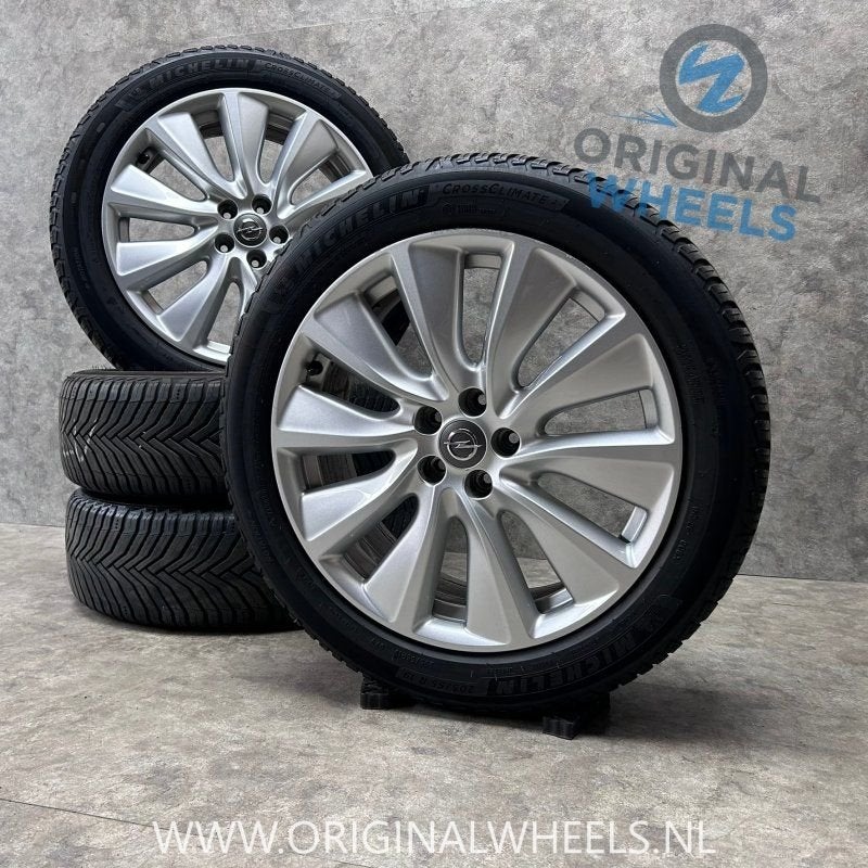19 inch originele velgen + allseason banden Opel Grandland X, 19 inch, Gebruikt, -, -