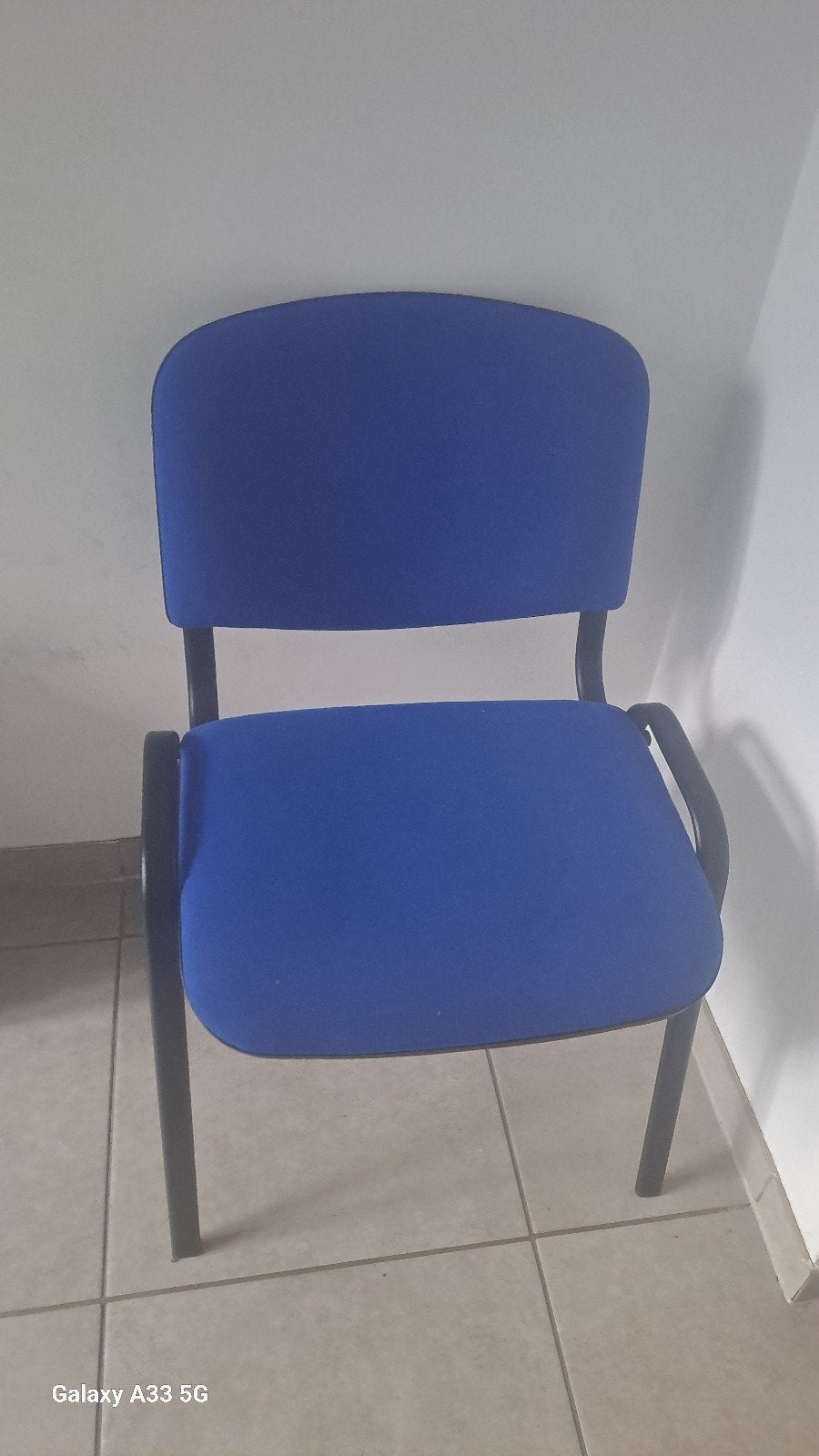Chaise de bureau, Bleu