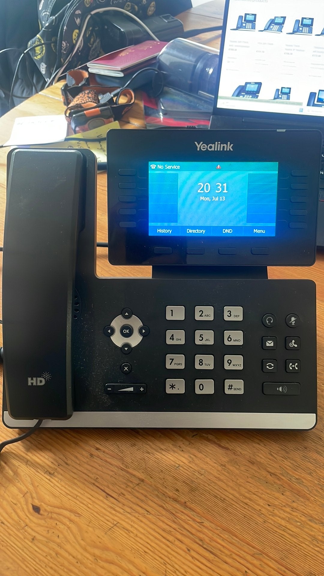 Telephone VOIP Yearlink SIP-t54w, Telecommunicatie, Datacommunicatie en VoIP, Ophalen of Verzenden, Zo goed als nieuw, Telefoon