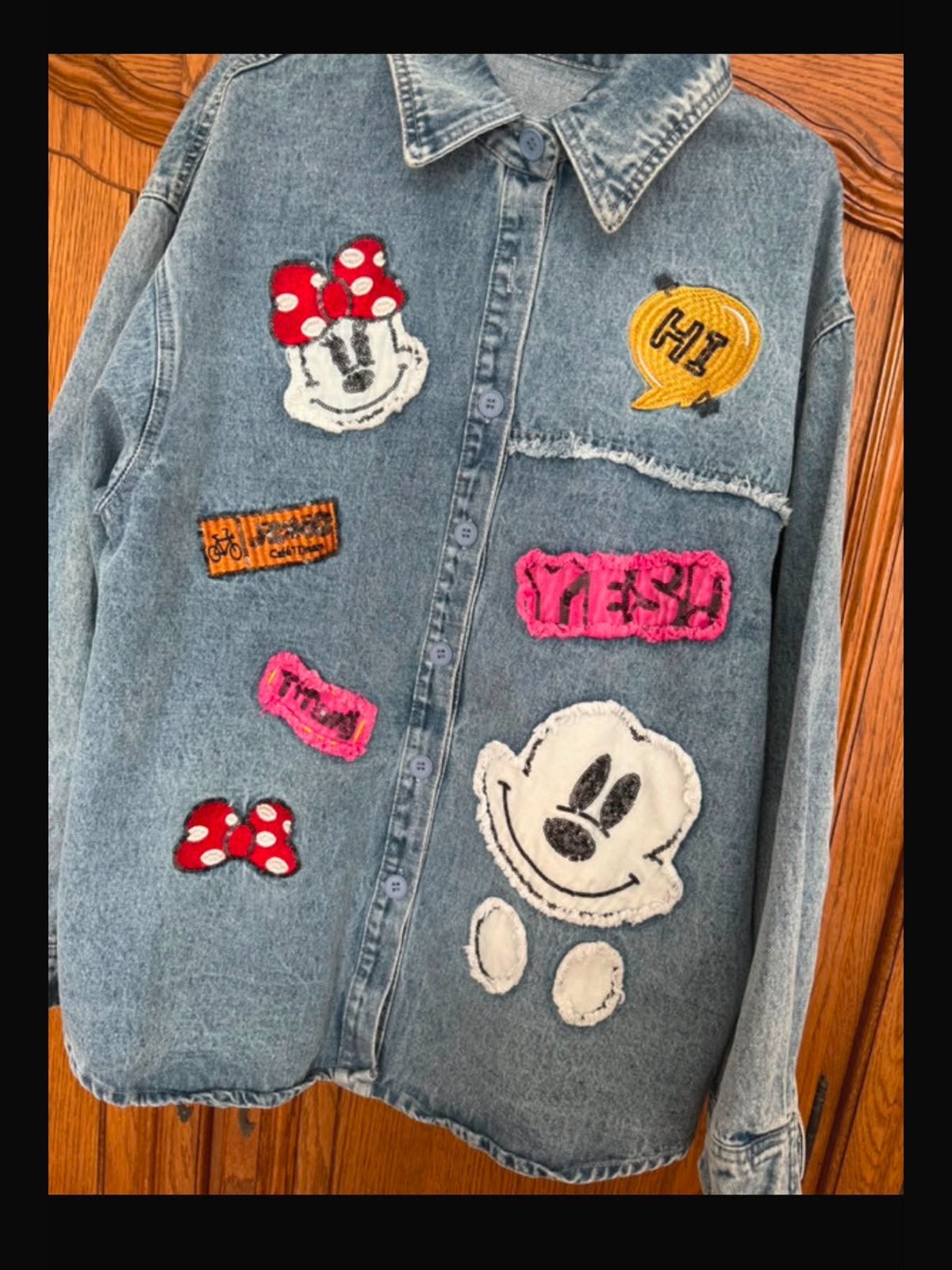 Disney jeans vest, Kleding | Dames, Truien en Vesten, Ophalen, Zo goed als nieuw