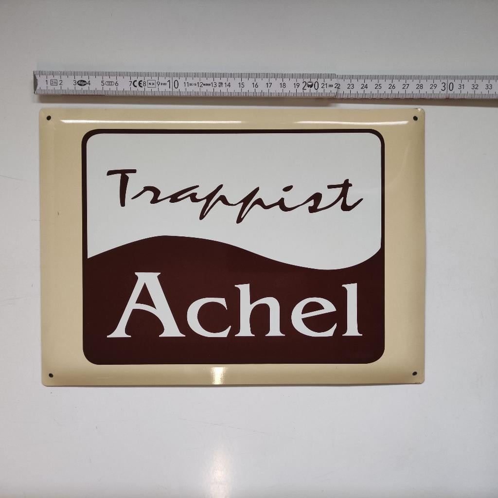 Plaque tôle bière Trappiste Achel, Enlèvement