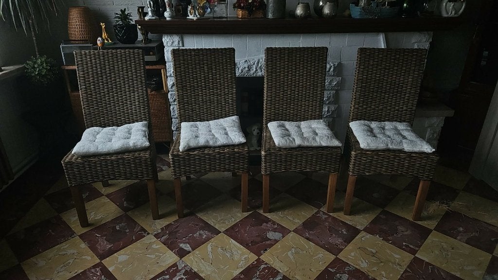 4 stoelen Rotan, Ophalen