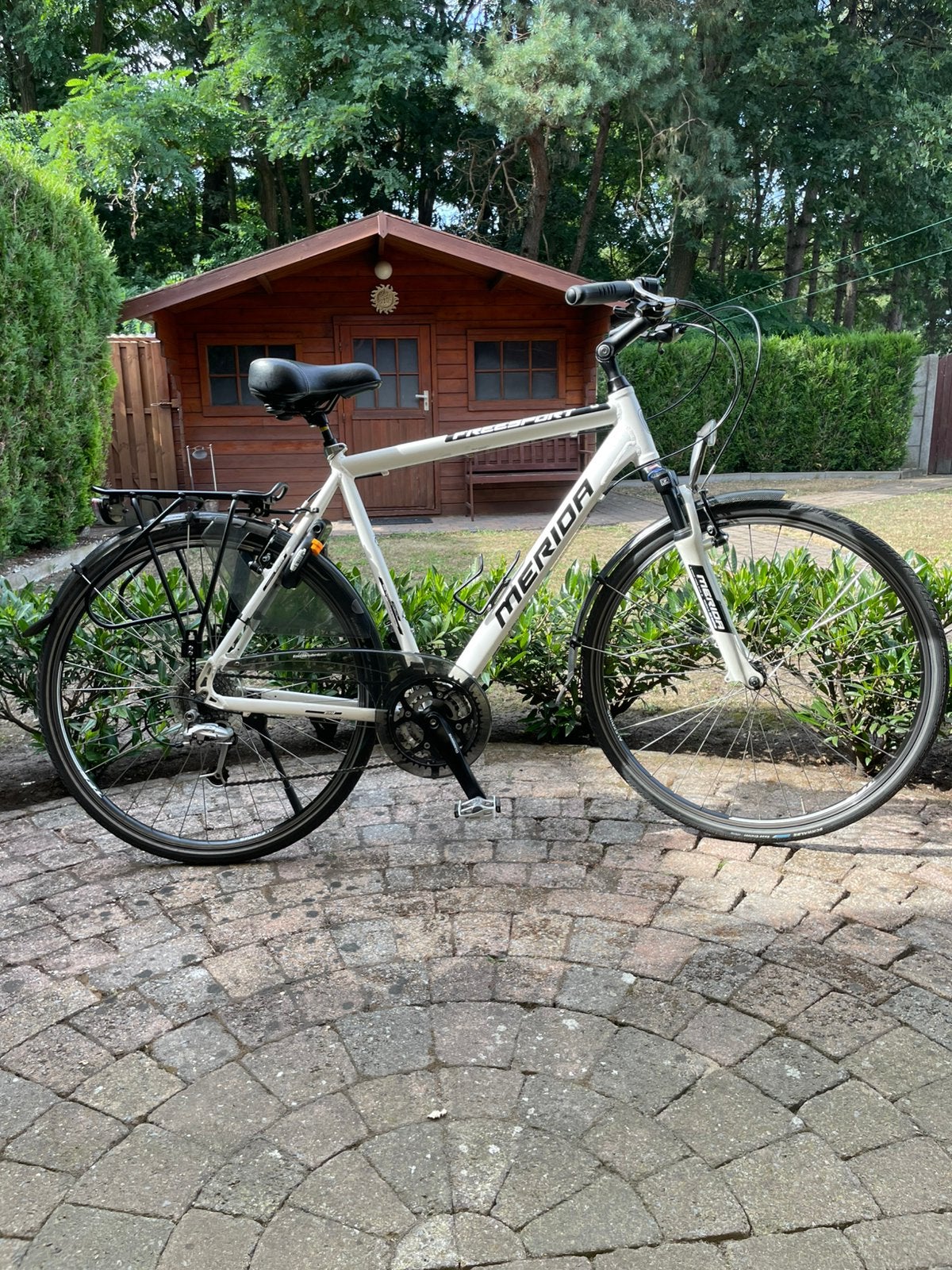 Trekkingfiets L, Versnellingen, Zo goed als nieuw, 57 tot 61 cm, Schijfrem