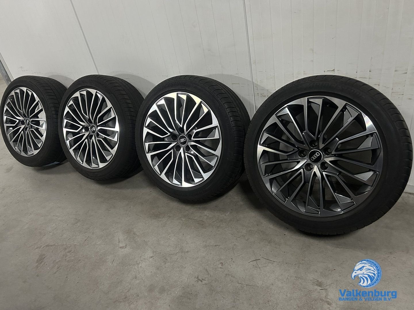 7-8mm! Originele Audi A6 S6 C8 4K S-Line 19 inch antraciete, 19 inch, 245 mm, -, -